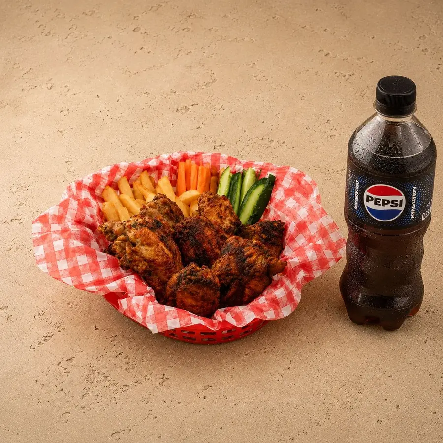 Крильця "Buffalo Wings" з картоплею фрі